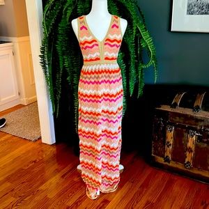 Missoni knit maxi dress.